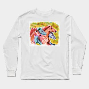'Bring on the Dancing Horses' Long Sleeve T-Shirt